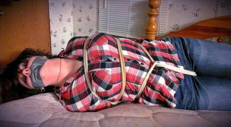 blackfoxbound xxx pics collection featuring young female in bound action